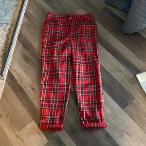 plaid pants